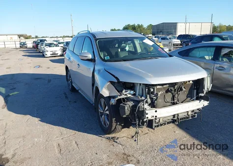 2017 Nissan Pathfinder S из США, поврежденный, VIN 5N1DR2MN7HC682051